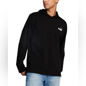 Puma Men's Ess Long Sleeve Hooded Jersey Top Size XL